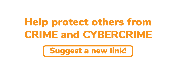 Protect others by suggesting a link on crime prevention